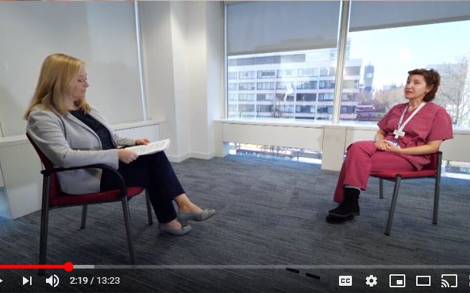 Tara Parker interviewing London based healthcare professional - LTV advice during coronavirus