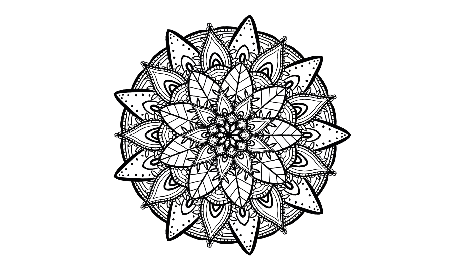 colouring for mindfulness pattern