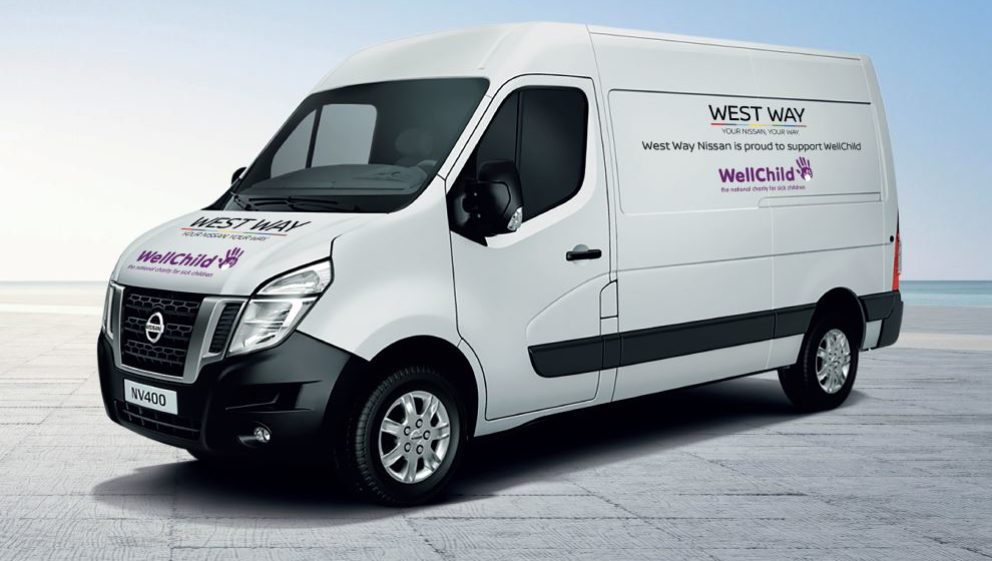 WellChild's partnership with West Way Nissan branded van