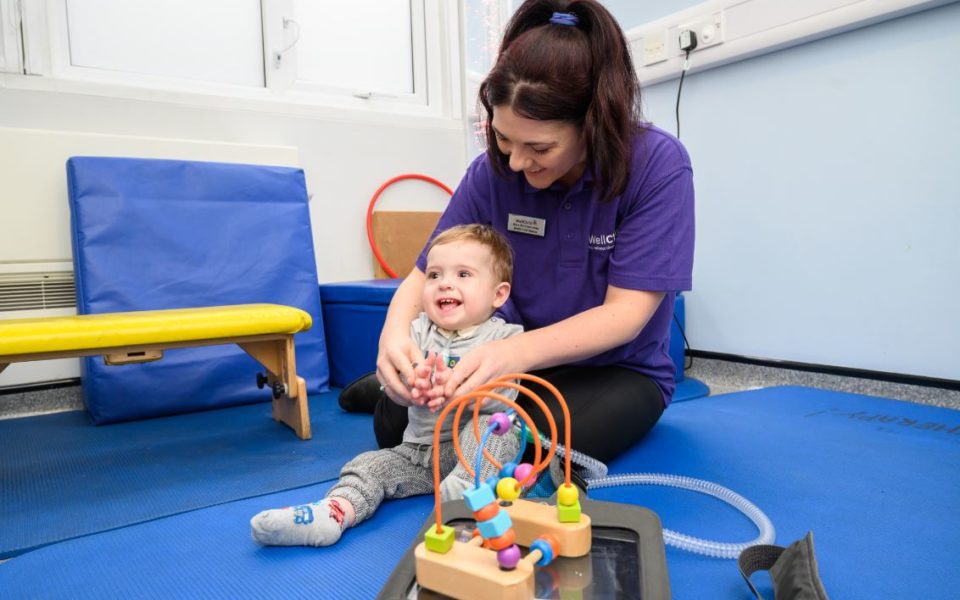 WellChild Nurse Alex and Benjamin