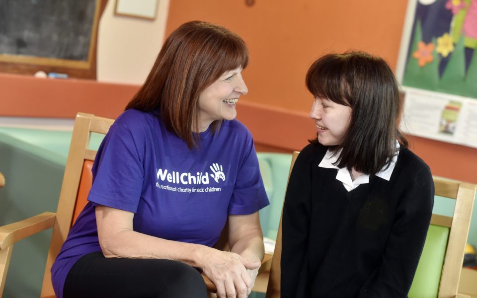 Cumbria WellChild Nurse with patient