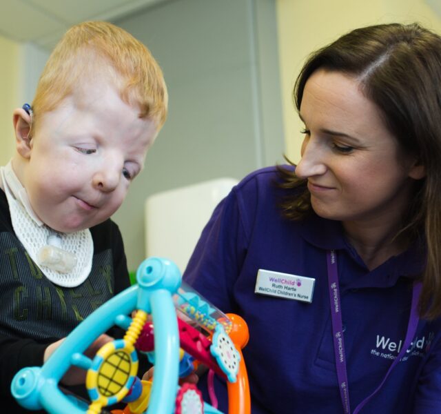 Daire and WellChild Nurse Ruth