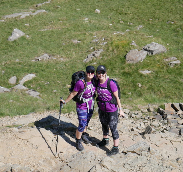 Three Peaks Challenge walkers on the trek