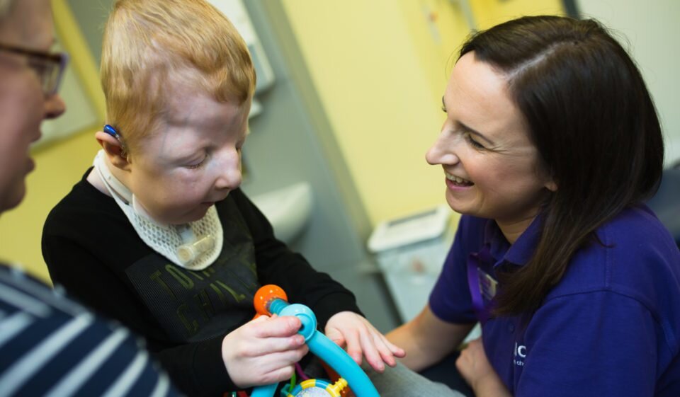 WellChild nurse with child