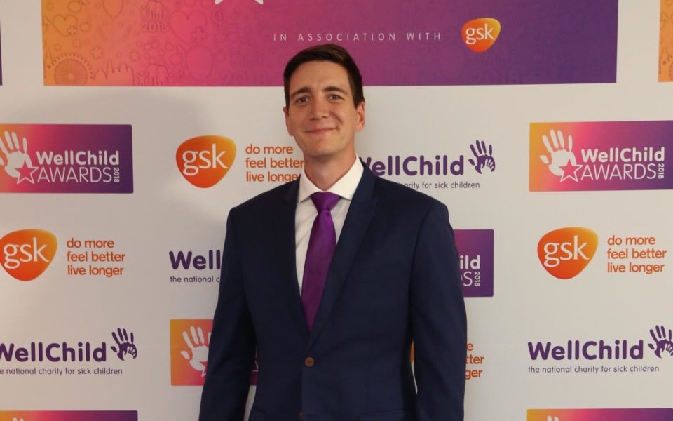 Oliver Phelps at the 2018 WellChild Awards