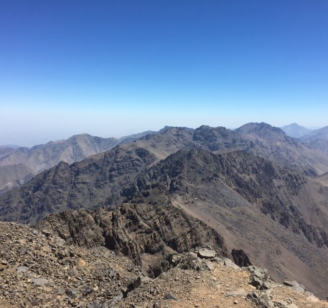 View from Mount Toubkal Trek