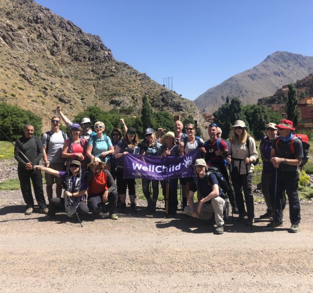 Team WellChild on the Mount Toubkal Trek