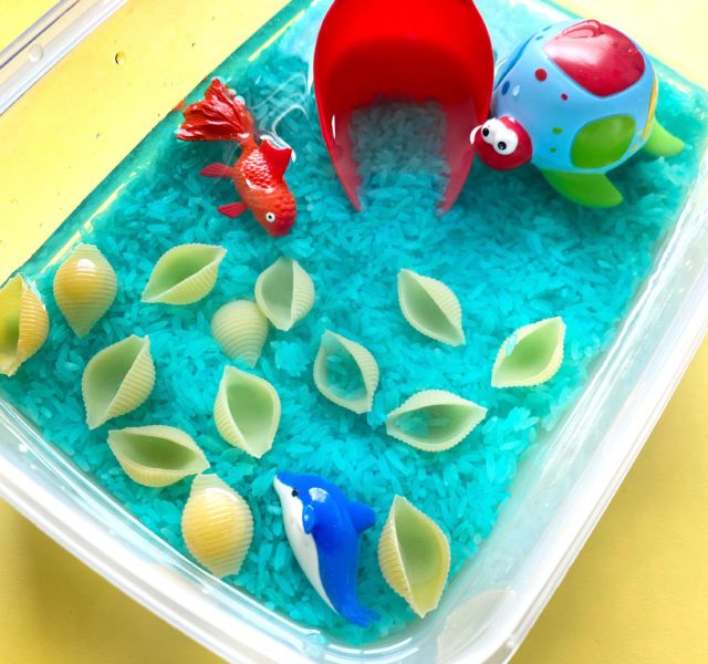 Party Animals underwater sensory box