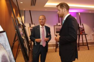 Duke of Sussex at WellChild art show