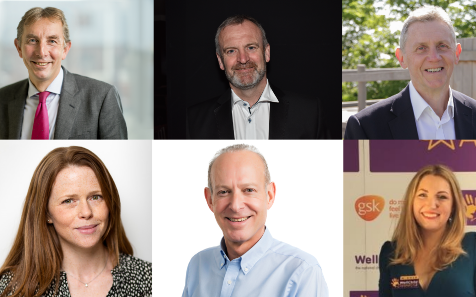 Photos of 6 of the WellChild Trustees