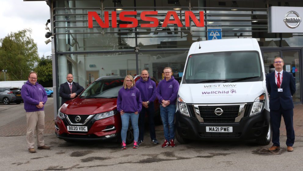 Nissan van delivery to WellChild