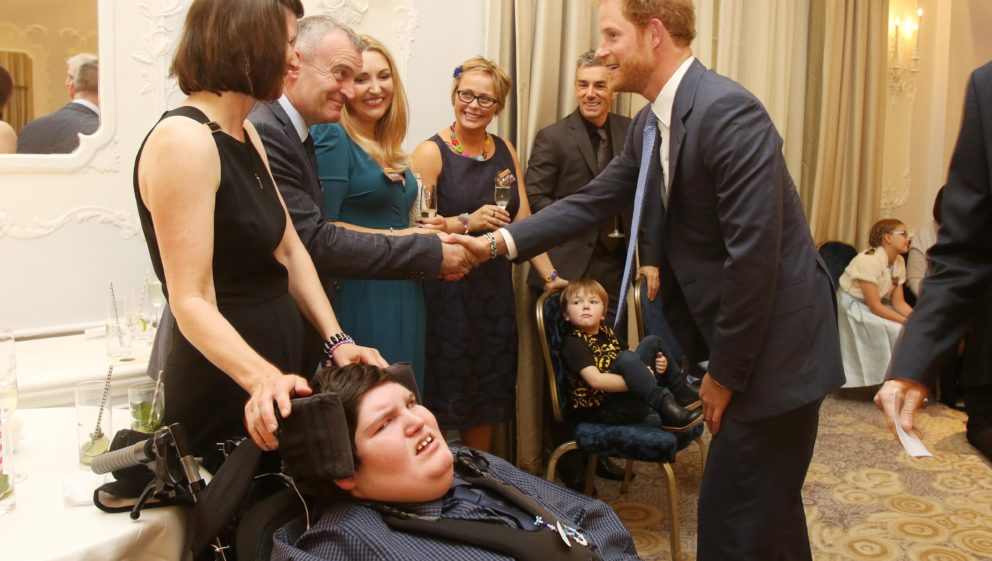 Craig Hatch meeting Prince Harry