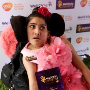 Rhea, 2021 WellChild Award winner