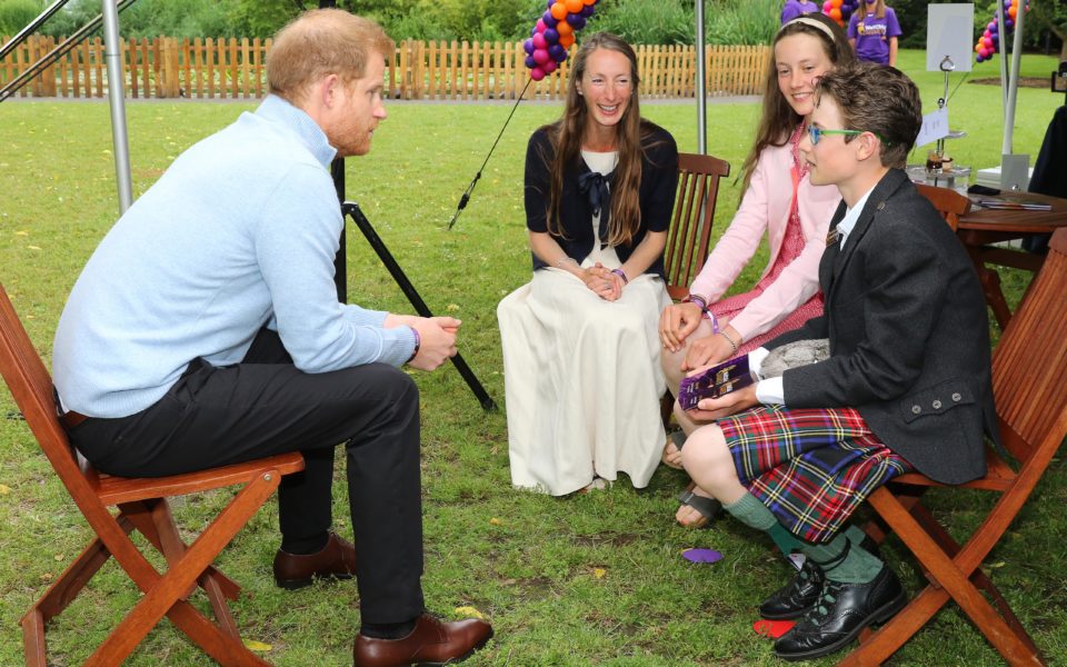 WellChild Patron The Duke of Sussex with Award winner William