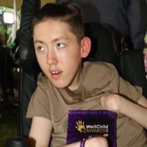 Luke, 2021 WellChild Award winner