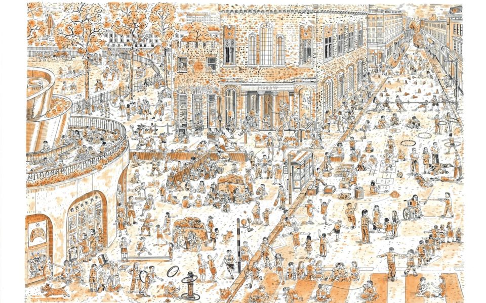 Adam Dant - Children's Games Duke of York Square