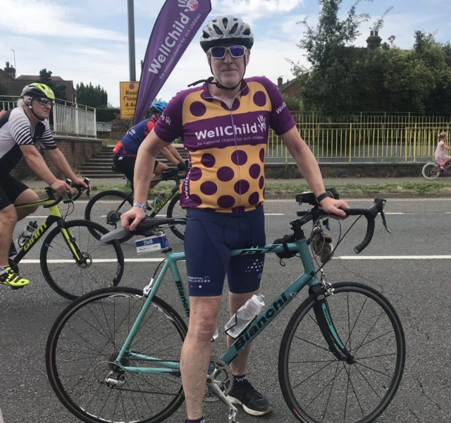 WellChild RideLondon cyclist