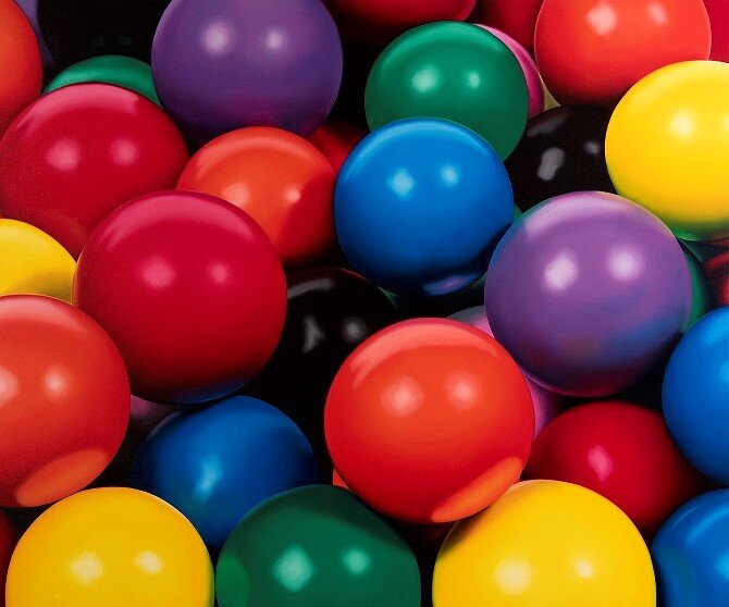 Big Balls painting by Kelly-Anne Davitt