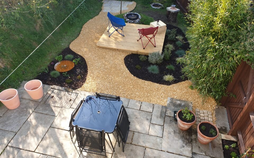 Lorna's garden, after
