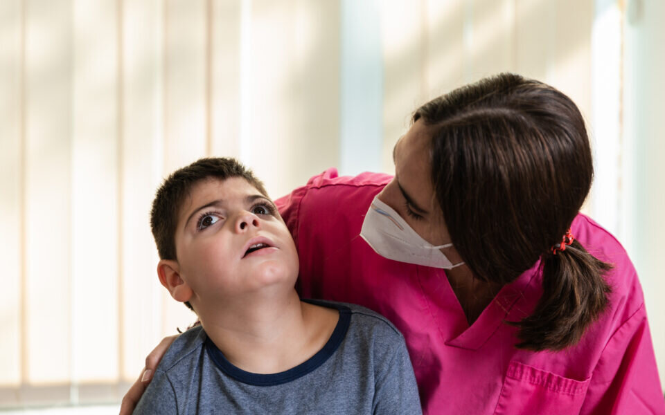 Nurse and child