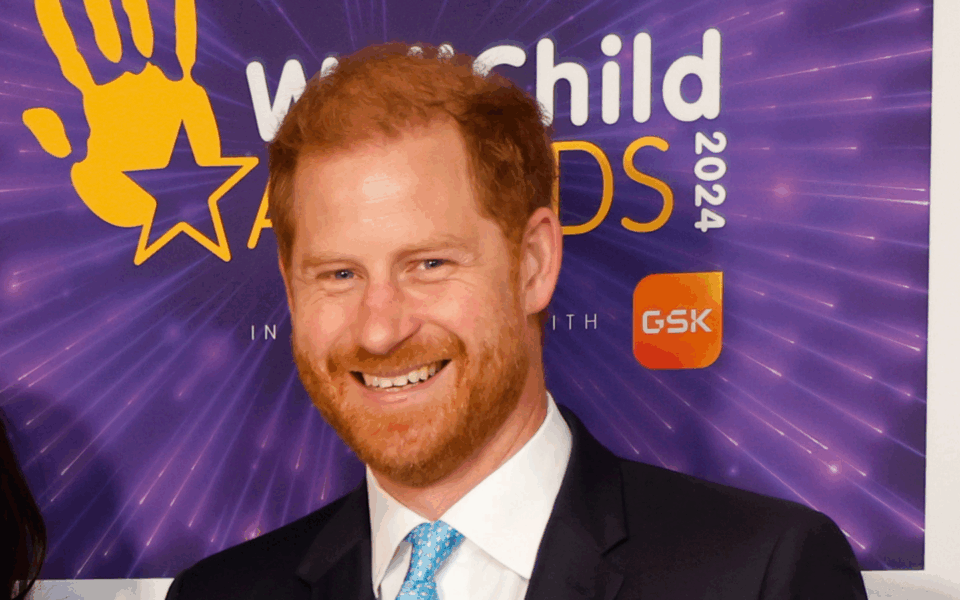 The Duke of Sussex at the 2024 WellChild Awards