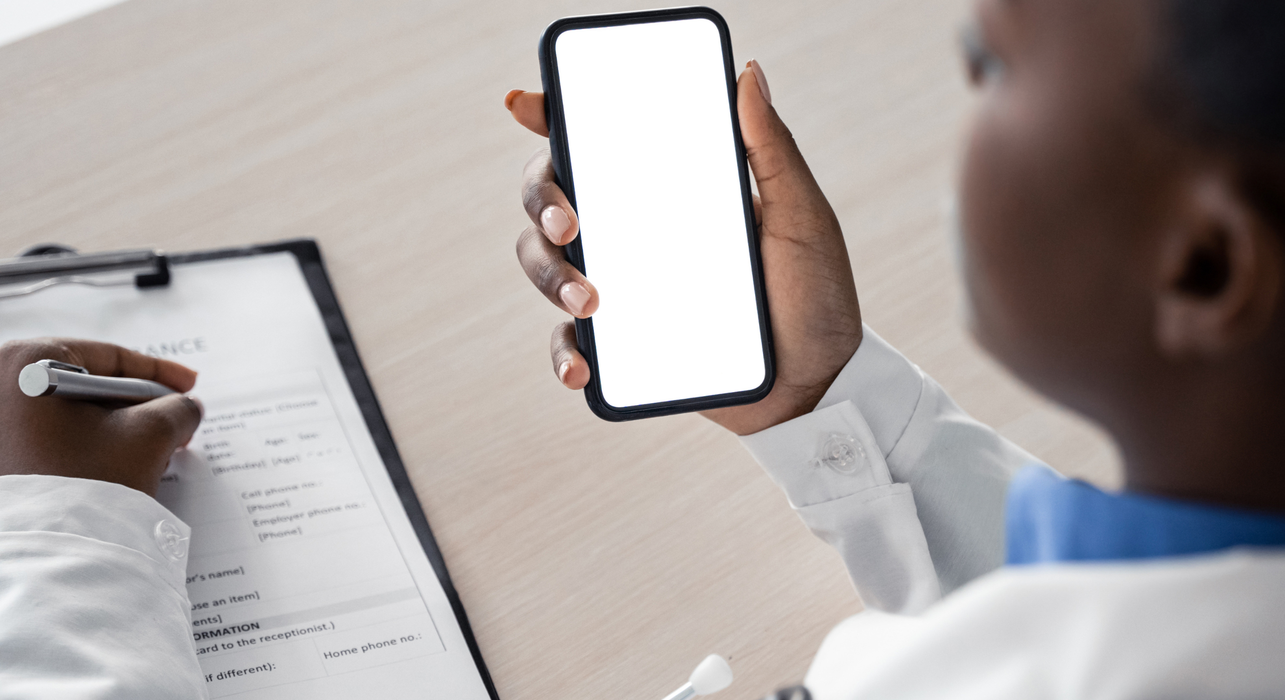 Person taking notes from their phone